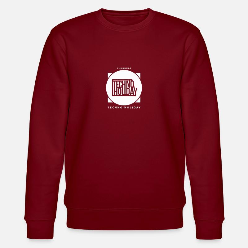 logo_techno_holiday_2017_blanco - Sweat bio CHANGER Stanley/Stella Unisexe - bordeaux