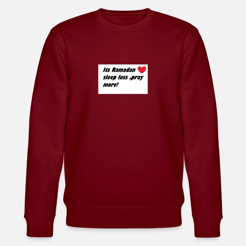 ramadan customized items - Stanley/Stella CHANGER Unisex Organic Sweatshirt - burgundy