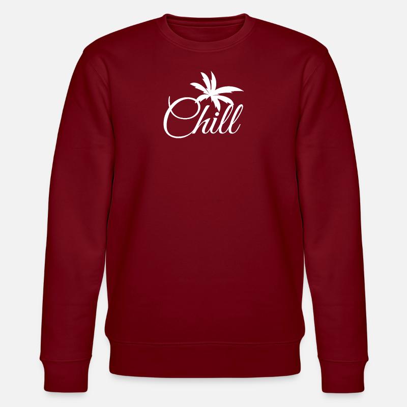 CHILL DOCH - Stanley/Stella Unisex Bio-Sweatshirt CHANGER  - Burgunderrot