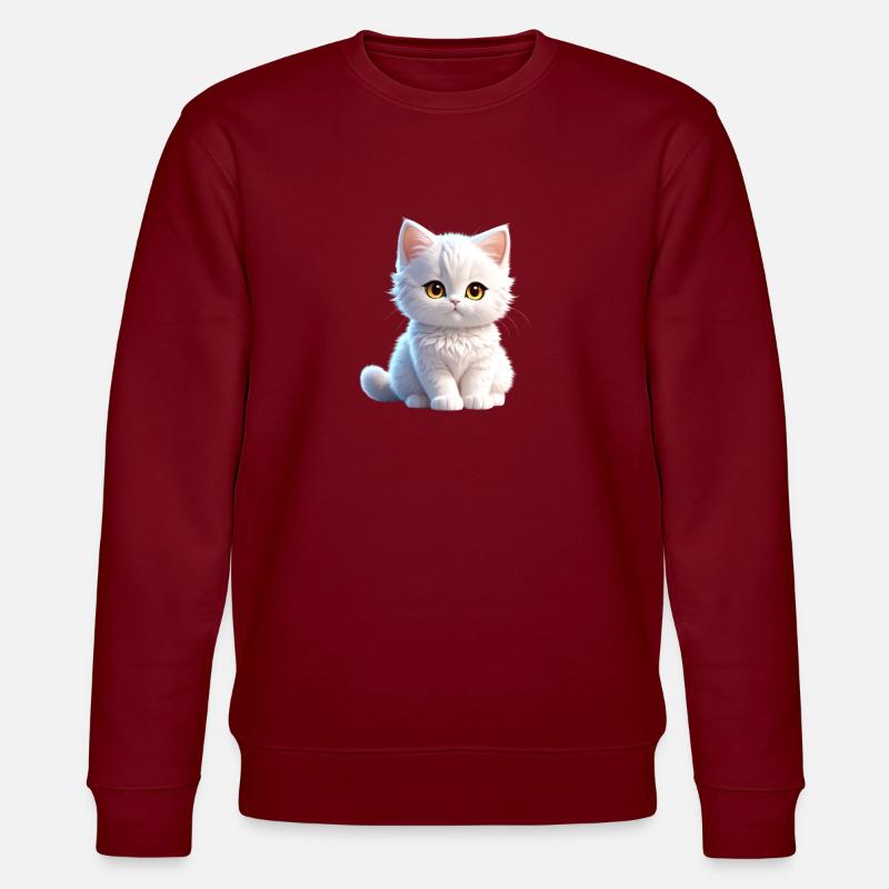 Mignon minou blanc - Sweat bio CHANGER Stanley/Stella Unisexe - bordeaux