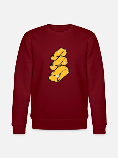gold_po3 - Stanley/Stella CHANGER Unisex Organic Sweatshirt - burgundy