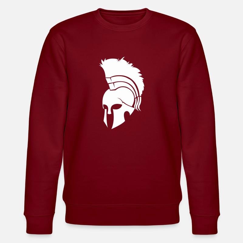 Sparta Helmet - Stanley/Stella CHANGER Unisex Organic Sweatshirt - burgundy