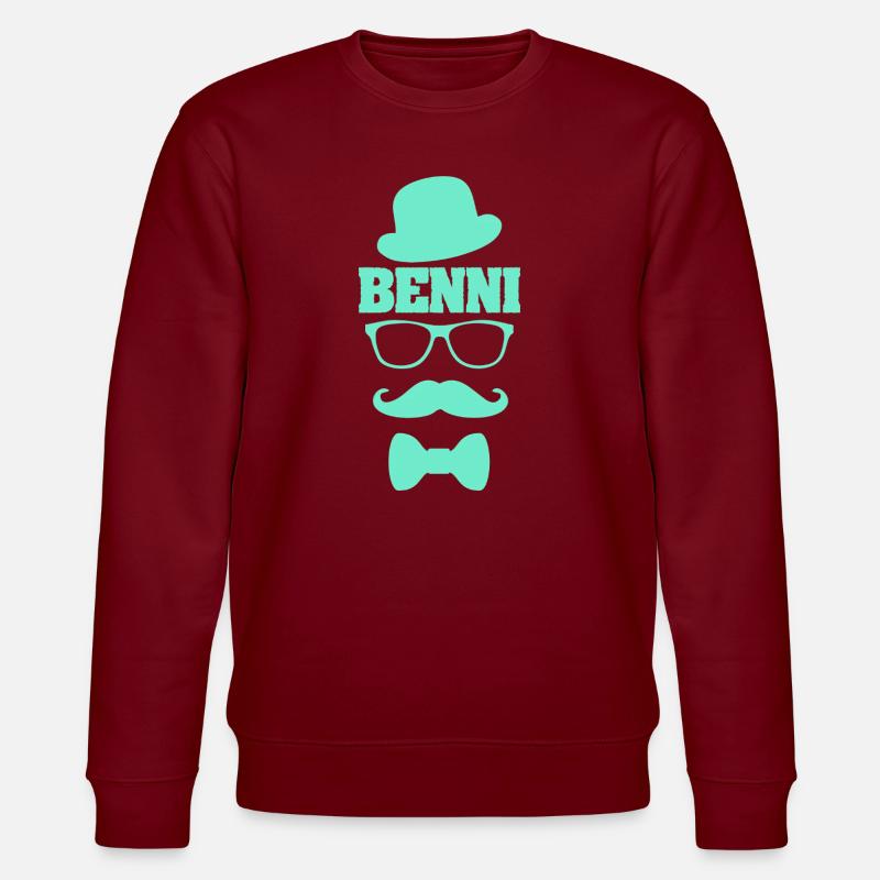 Benni as a first name - Stanley/Stella CHANGER Unisex Organic Sweatshirt - burgundy