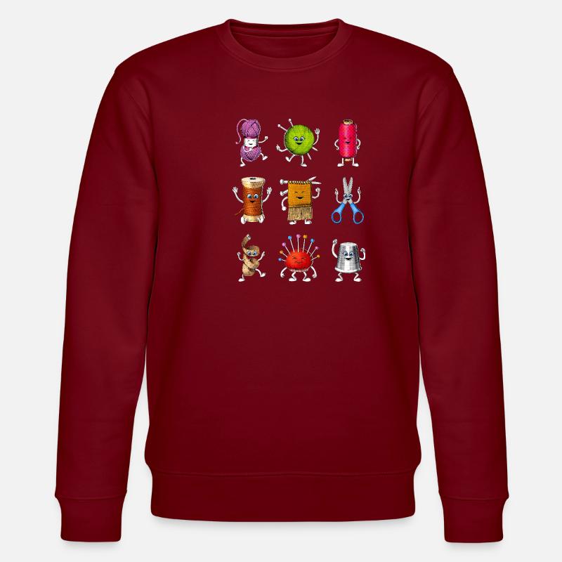 Kit de crochet - Sweat bio CHANGER Stanley/Stella Unisexe - bordeaux