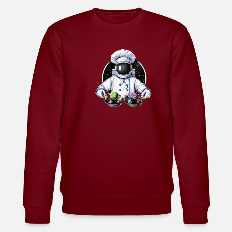 Cuisine d’astronaute de l’espace - Sweat bio CHANGER Stanley/Stella Unisexe - bordeaux