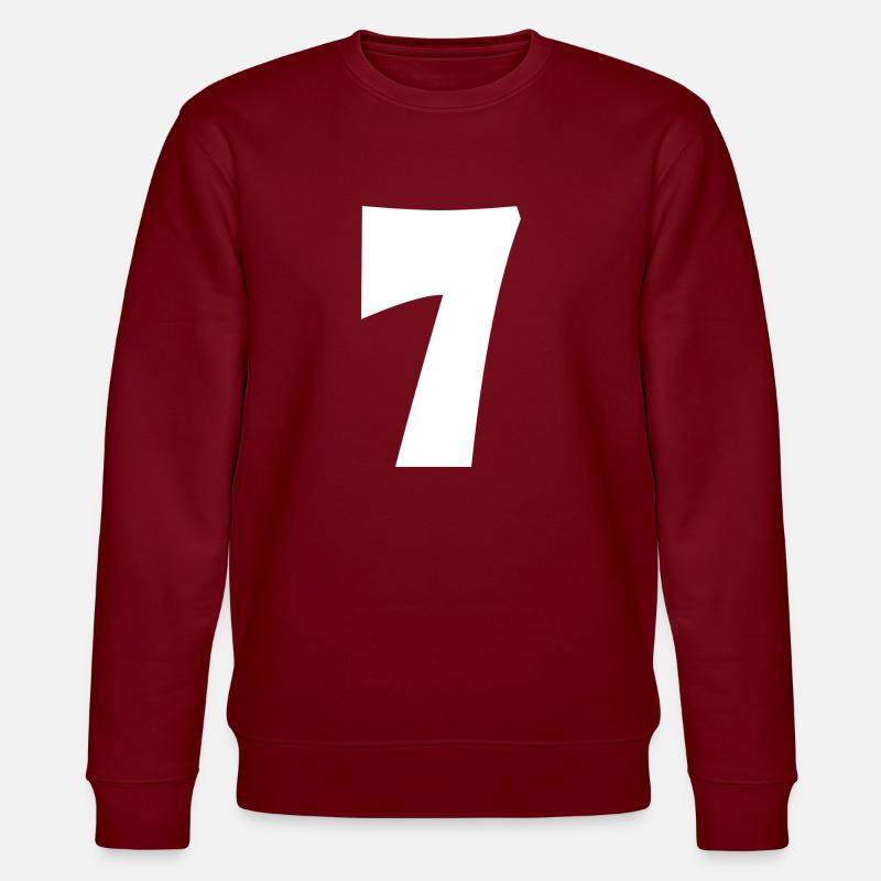Sieben - Stanley/Stella Unisex Bio-Sweatshirt CHANGER - Burgunderrot