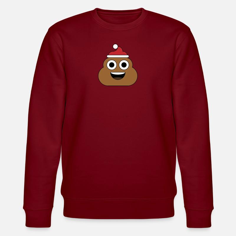 Weihnachtskacke - Stanley/Stella Unisex Bio-Sweatshirt CHANGER  - Burgunderrot