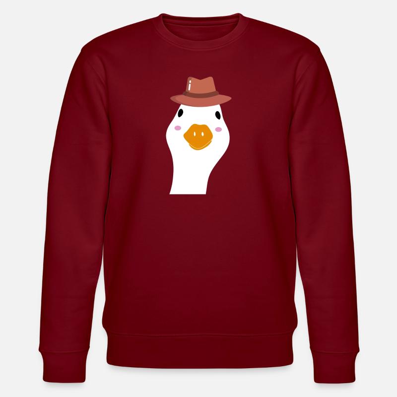 FABULOUSE GOOSE - Stanley/Stella CHANGER Unisex Organic Sweatshirt - burgundy