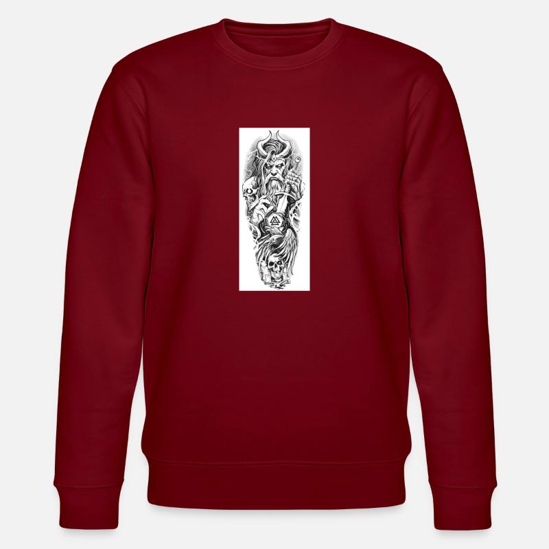 Mythologie - Stanley/Stella Unisex Bio-Sweatshirt CHANGER  - Burgunderrot
