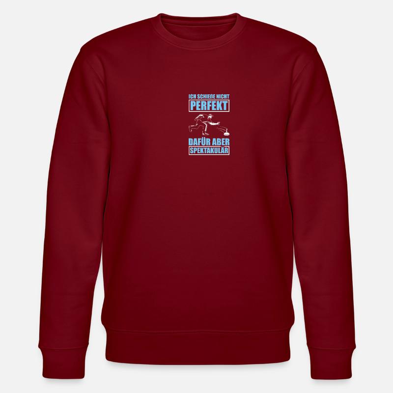 Curling pas parfait Curling - Sweat bio CHANGER Stanley/Stella Unisexe - bordeaux