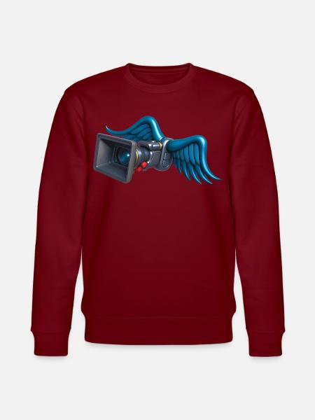 ANGELIC CAM - sound & vision - Stanley/Stella CHANGER Unisex Organic Sweatshirt - burgundy