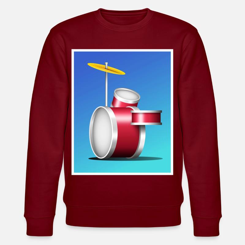 Batterie rouge de dessin animé - Sweat bio CHANGER Stanley/Stella Unisexe - bordeaux