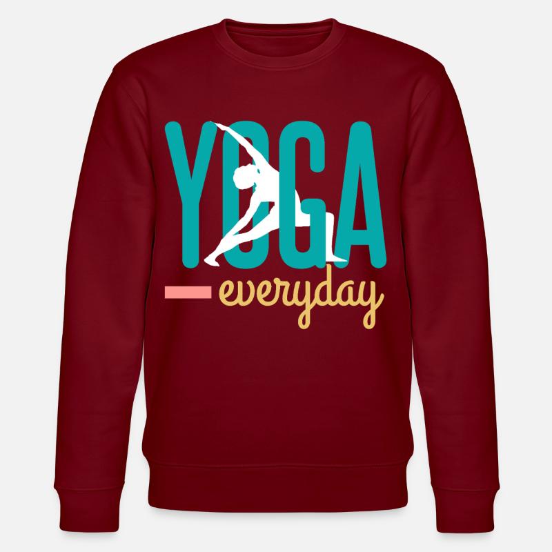 Yoga - Sweat bio CHANGER Stanley/Stella Unisexe - bordeaux