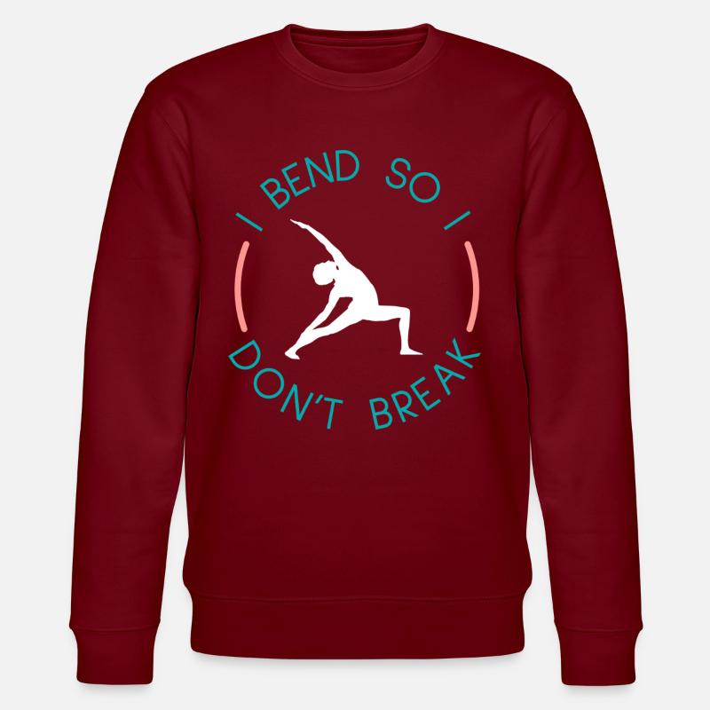 Yoga - Stanley/Stella Unisex Bio-Sweatshirt CHANGER - Burgunderrot