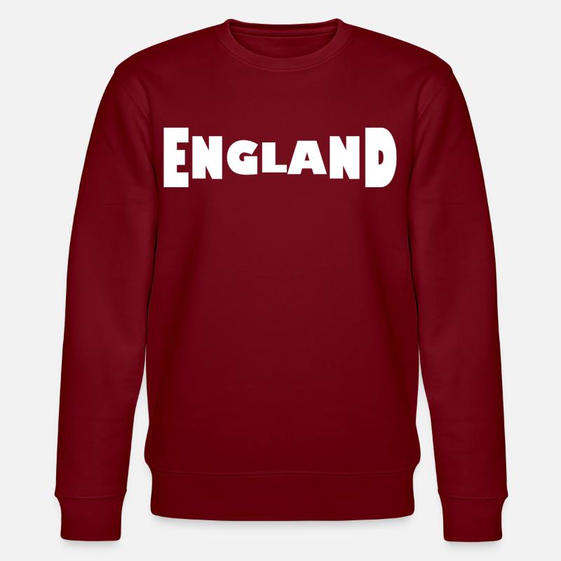 Angleterre - Sweat bio CHANGER Stanley/Stella Unisexe - bordeaux