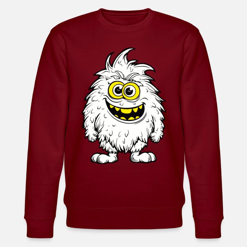 Drôle de monstre de fourrure - Sweat bio CHANGER Stanley/Stella Unisexe - bordeaux