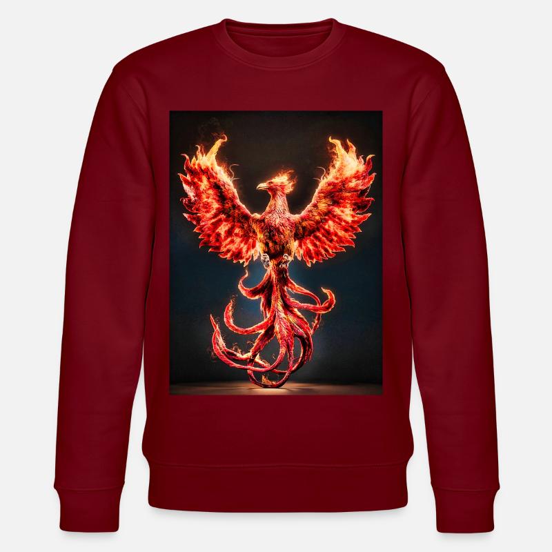 Explosion de Phoenix Firecrest - Sweat bio CHANGER Stanley/Stella Unisexe - bordeaux