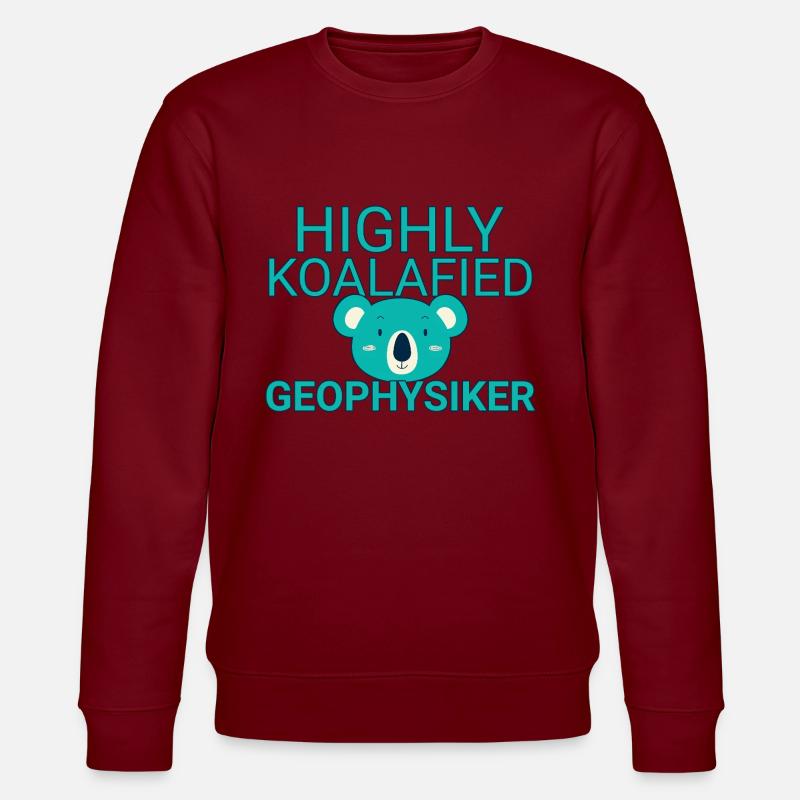 Géophysicien Koalafied Geophysics - Sweat bio CHANGER Stanley/Stella Unisexe - bordeaux