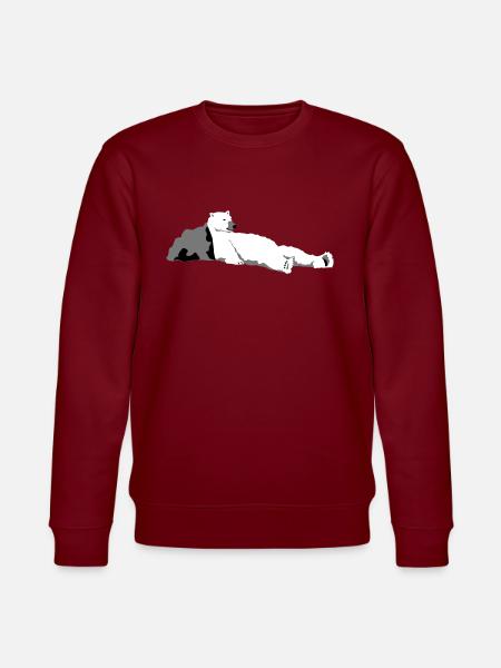 Eisbär - Stanley/Stella Unisex Bio-Sweatshirt CHANGER - Burgunderrot