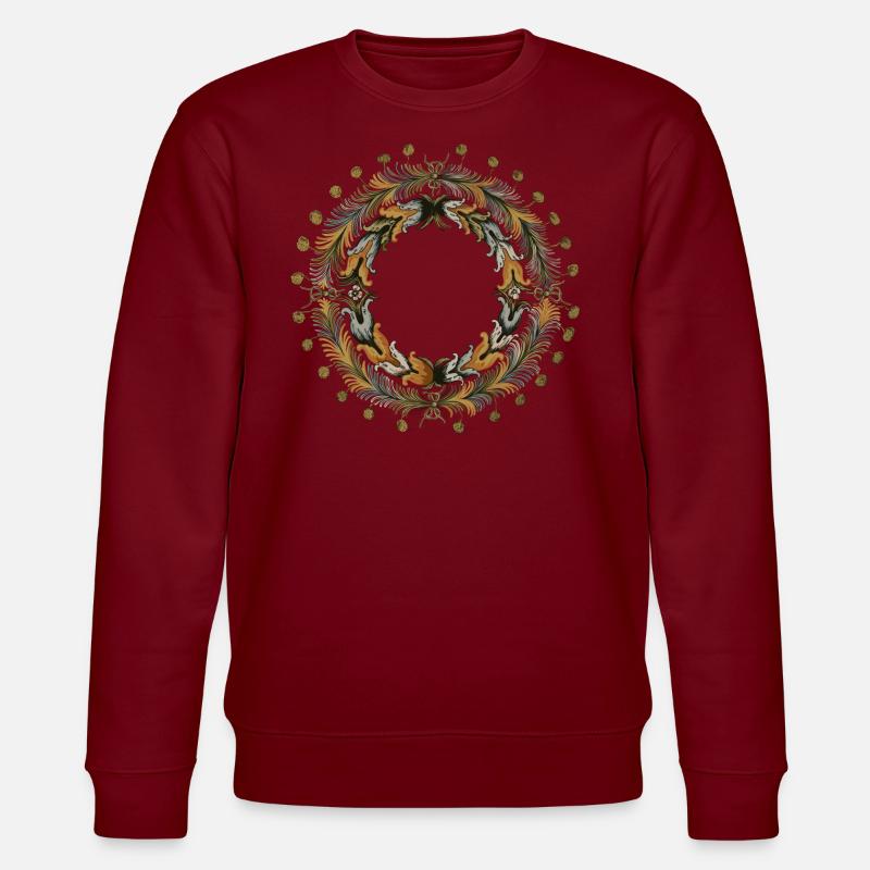 Västerby, Rengsjö - Stanley/Stella Unisex Bio-Sweatshirt CHANGER  - Burgunderrot