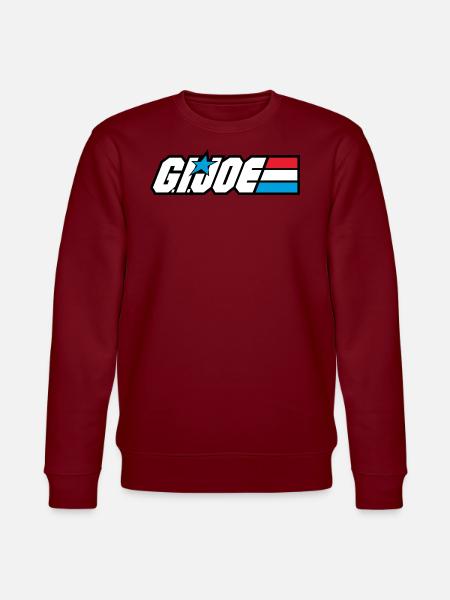 G.I. Joe Classic Logo - Stanley/Stella CHANGER Unisex Organic Sweatshirt - burgundy