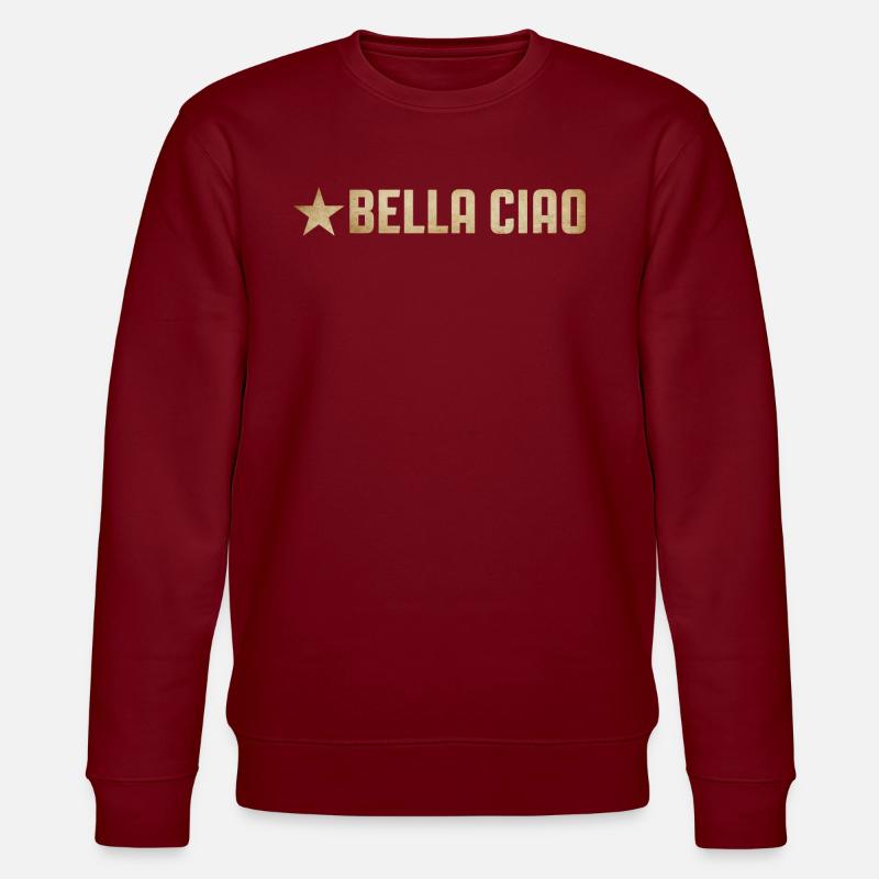 Partisanengesang - Stanley/Stella Unisex Bio-Sweatshirt CHANGER  - Burgunderrot