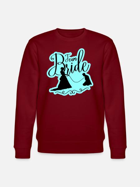 Team Bride Wedding Hen - Stanley/Stella CHANGER Unisex Organic Sweatshirt - burgundy