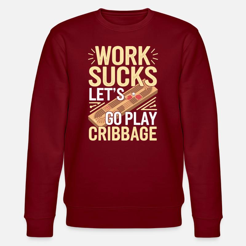 Cribbage - Sweat bio CHANGER Stanley/Stella Unisexe - bordeaux