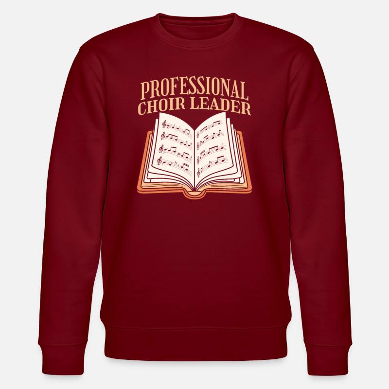 Professeur de chorale - Sweat bio CHANGER Stanley/Stella Unisexe - bordeaux
