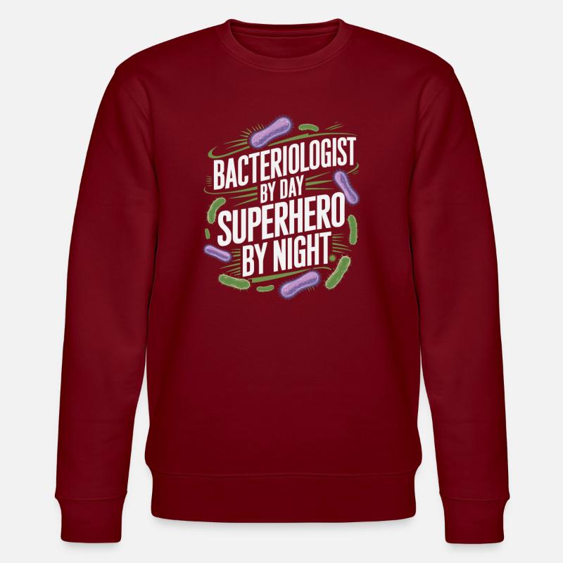 Bacteriologist - Stanley/Stella CHANGER Unisex Organic Sweatshirt - burgundy