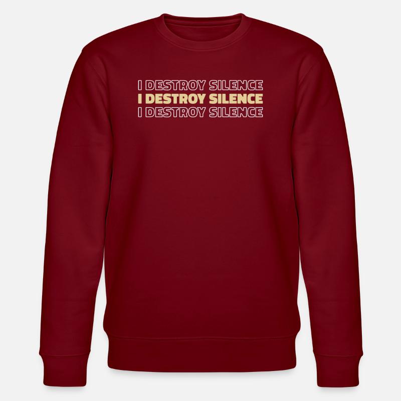 Banjo - Stanley/Stella Unisex Bio-Sweatshirt CHANGER  - Burgunderrot