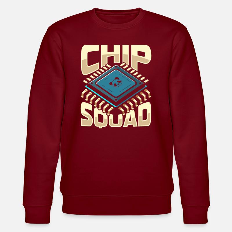 Hardware Engineer Kader - Stanley/Stella CHANGER Unisex Organic Sweatshirt - burgundy
