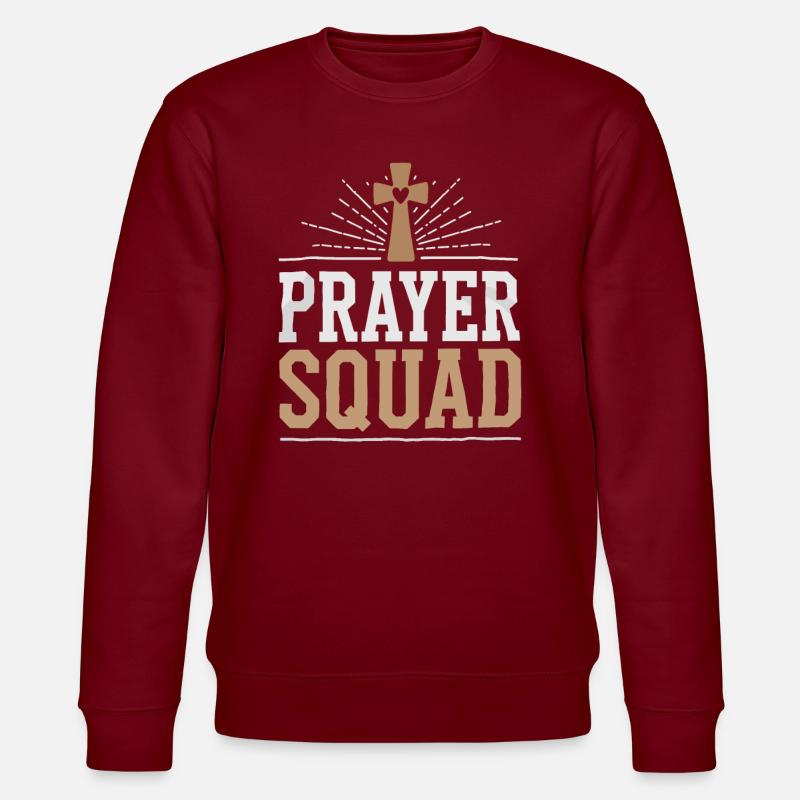 Kaplan Squad - Stanley/Stella CHANGER Unisex Organic Sweatshirt - burgundy