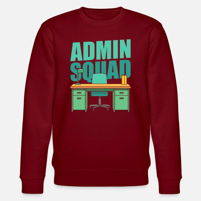 Escouade d’administrateurs - Sweat bio CHANGER Stanley/Stella Unisexe - bordeaux