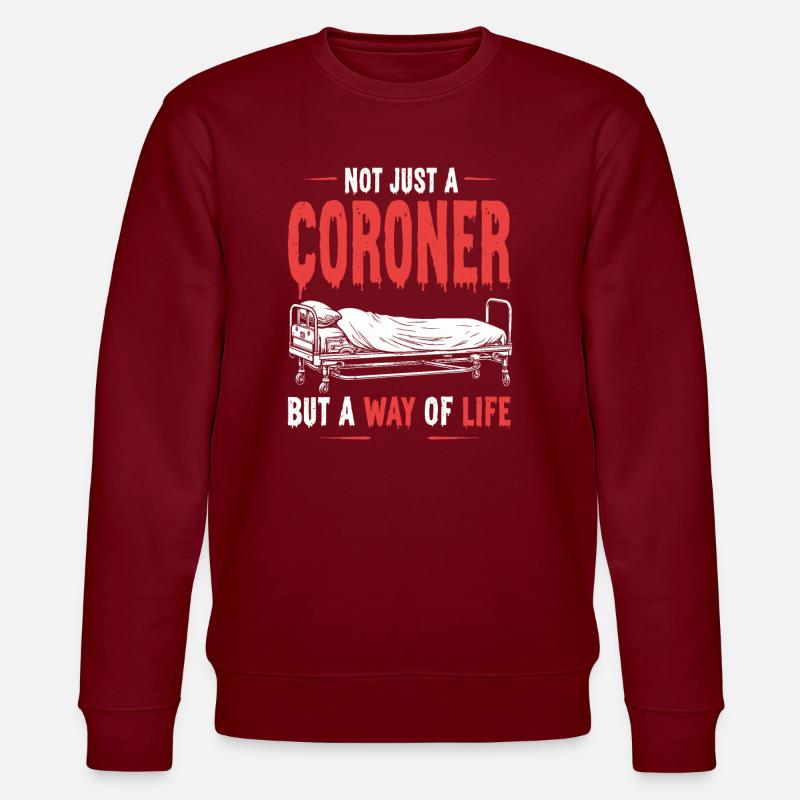 Coroner - Sweat bio CHANGER Stanley/Stella Unisexe - bordeaux