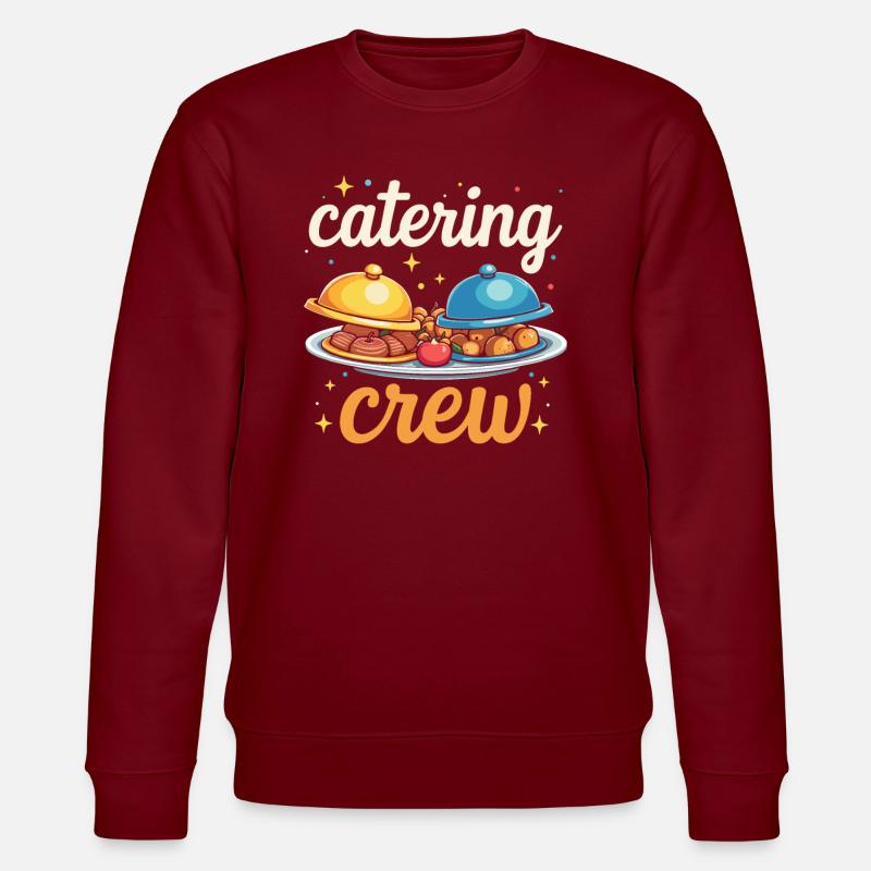 Équipe traiteur - Sweat bio CHANGER Stanley/Stella Unisexe - bordeaux
