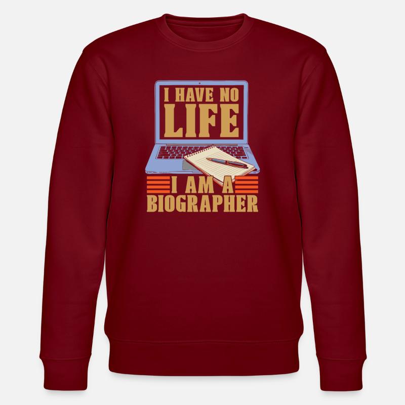 Biograph - Stanley/Stella Unisex Bio-Sweatshirt CHANGER  - Burgunderrot