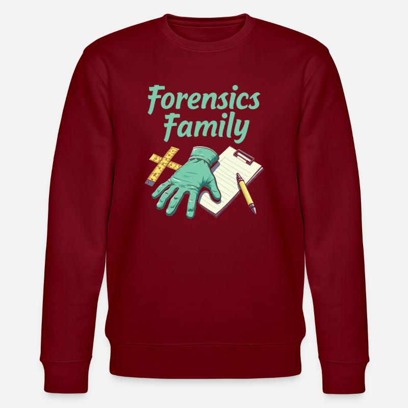 Forensic Technician Team - Stanley/Stella CHANGER Unisex Organic Sweatshirt - burgundy
