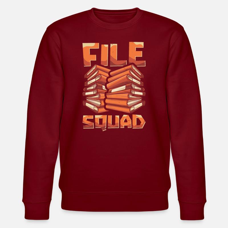 Escouade de commis - Sweat bio CHANGER Stanley/Stella Unisexe - bordeaux