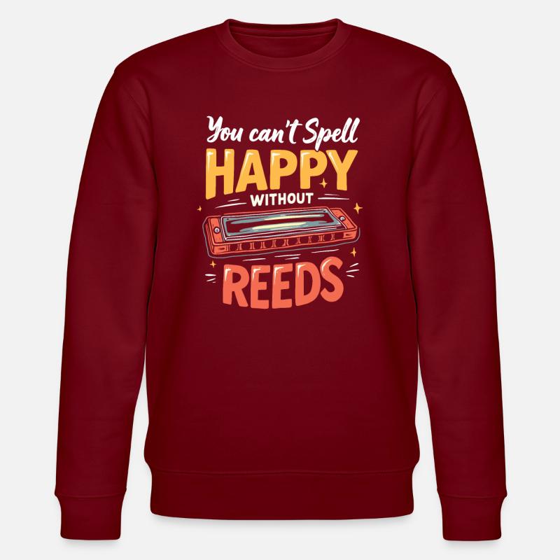 Harmonica - Sweat bio CHANGER Stanley/Stella Unisexe - bordeaux