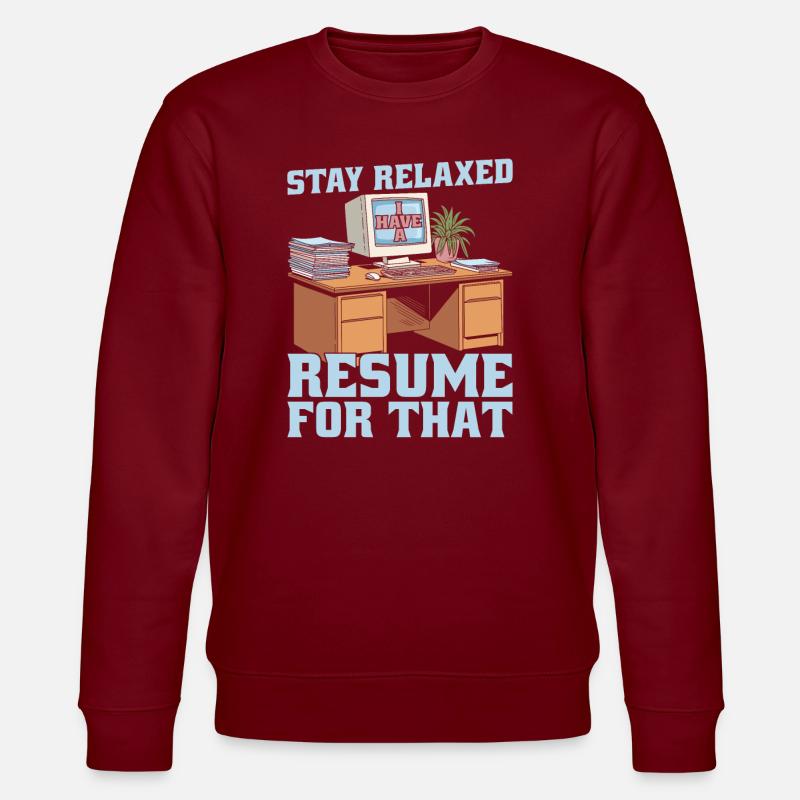 Assistante RH - Sweat bio CHANGER Stanley/Stella Unisexe - bordeaux