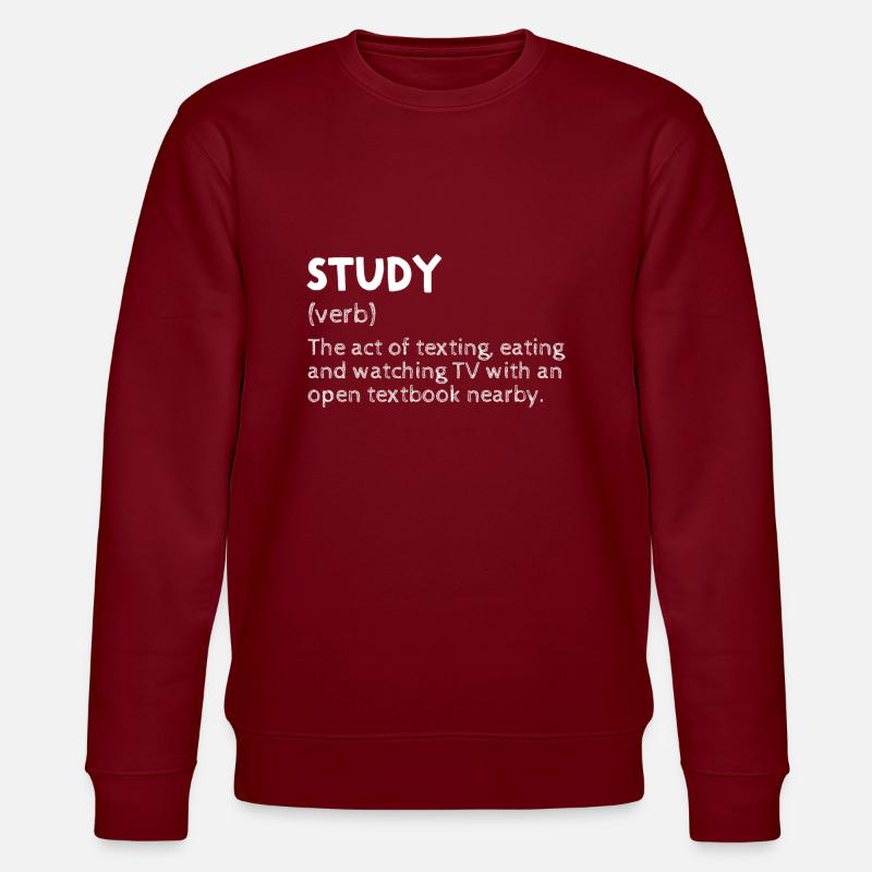 Apprendre Étudier Définition - Sweat bio CHANGER Stanley/Stella Unisexe - bordeaux