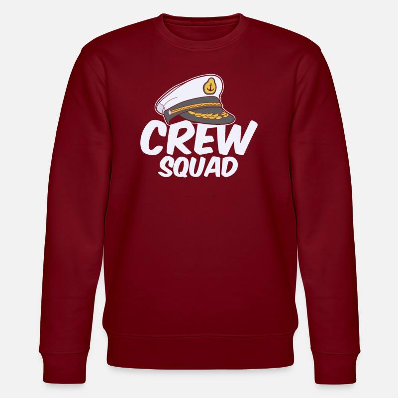 Shipmate Sailor Squad - Stanley/Stella CHANGER Unisex Organic Sweatshirt - burgundy