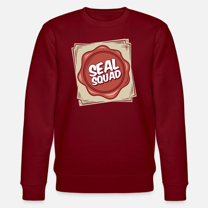 Notar Kader - Stanley/Stella Unisex Bio-Sweatshirt CHANGER  - Burgunderrot