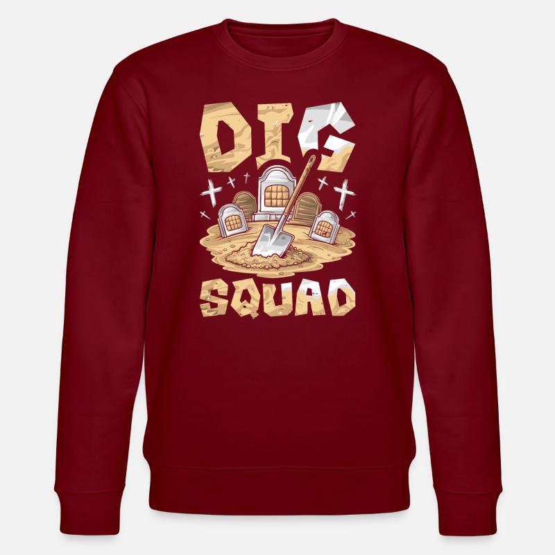 Gravedigger Funeral Assistant Cadre - Stanley/Stella CHANGER Unisex Organic Sweatshirt - burgundy