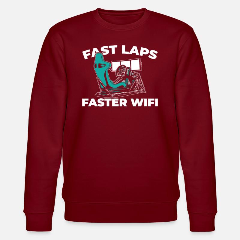 Sim Racing - Sweat bio CHANGER Stanley/Stella Unisexe - bordeaux