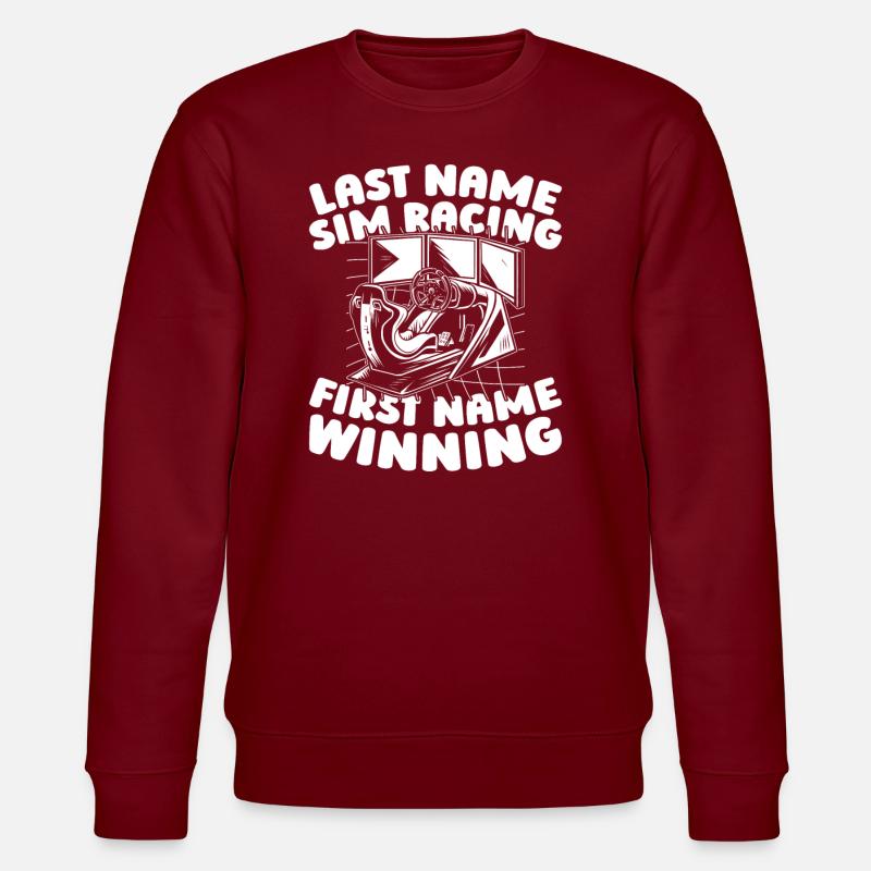 Sim Racing - Sweat bio CHANGER Stanley/Stella Unisexe - bordeaux