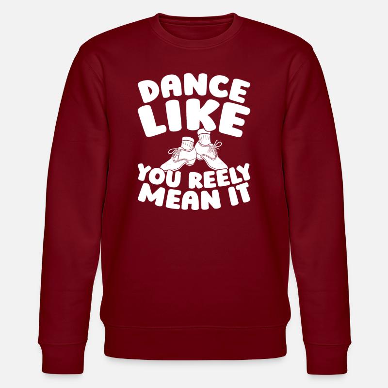 Irish Dance Irischer Tanz - Stanley/Stella CHANGER Unisex Organic Sweatshirt - burgundy