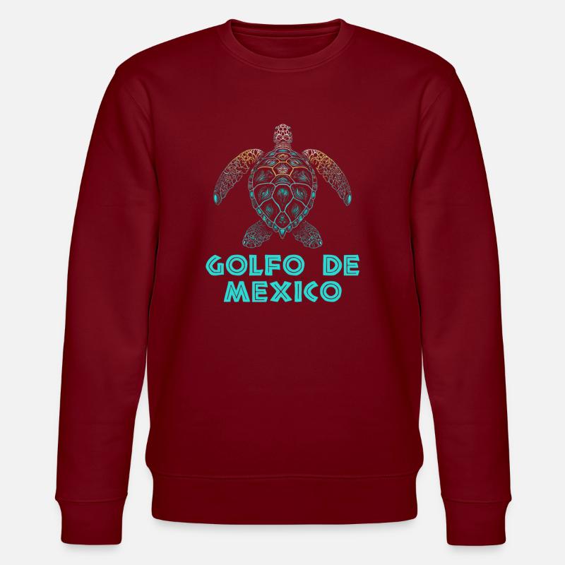 golfo de mexico - Stanley/Stella Unisex Bio-Sweatshirt CHANGER  - Burgunderrot
