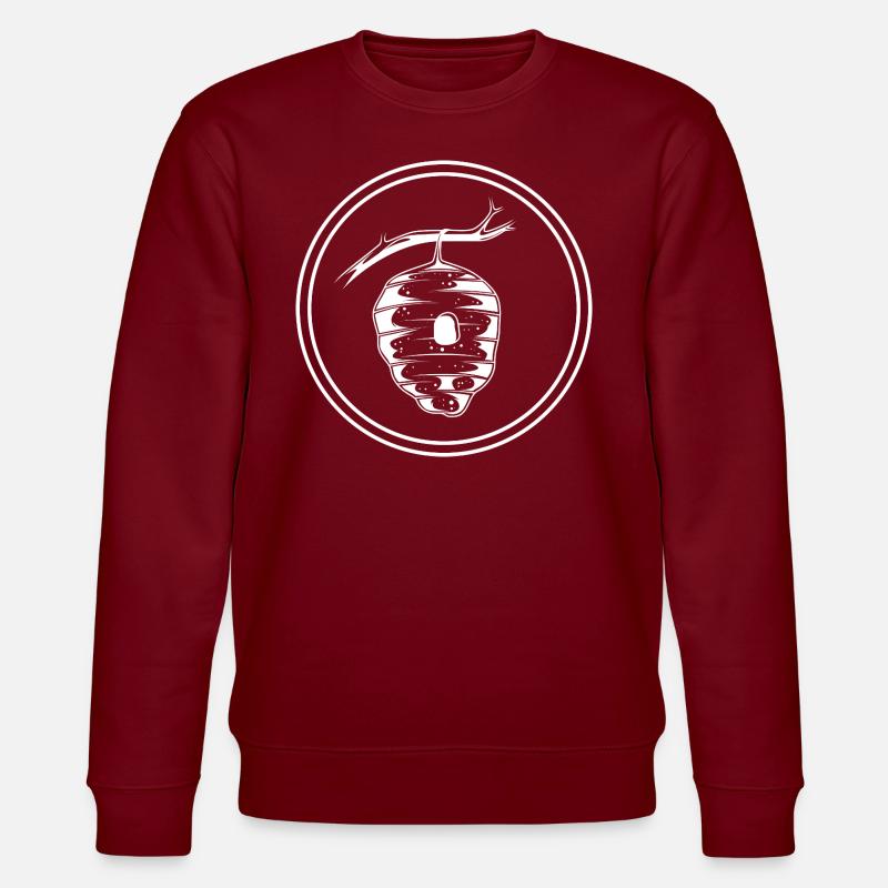 Nid d’abeille mellifère d’apiculteur - Sweat bio CHANGER Stanley/Stella Unisexe - bordeaux